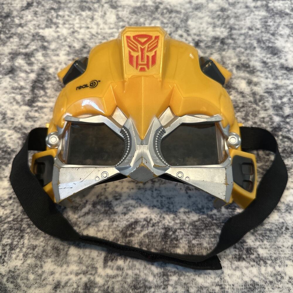 Transformers Dark of the Moon Bumblebee Cinemask 3D Glasses Yellow‎ Mask